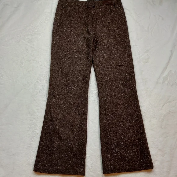 Calvin Klein Jeans Wool Blend Lined Dress Pants Mid Rise Straight Leg Size 6 - Picture 10 of 12